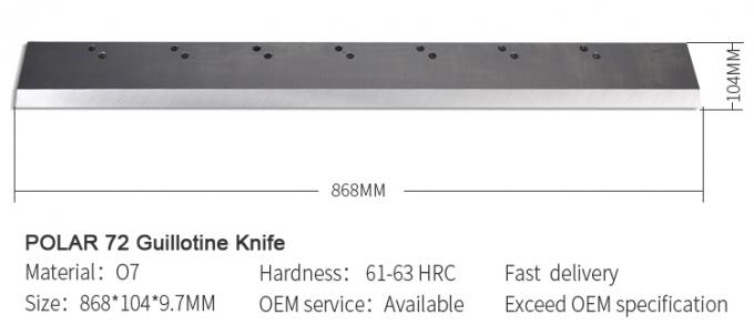 Couteau &agrave; lame droite &agrave; guillotine de papier avec polar pour machine &agrave; d&eacute;couper du papier 0