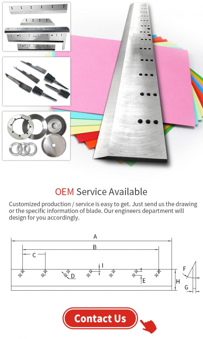 Polar ou personnalis&eacute; Machine de coupe de guillotine de papier lame coupe-papier coupe-couteau 7