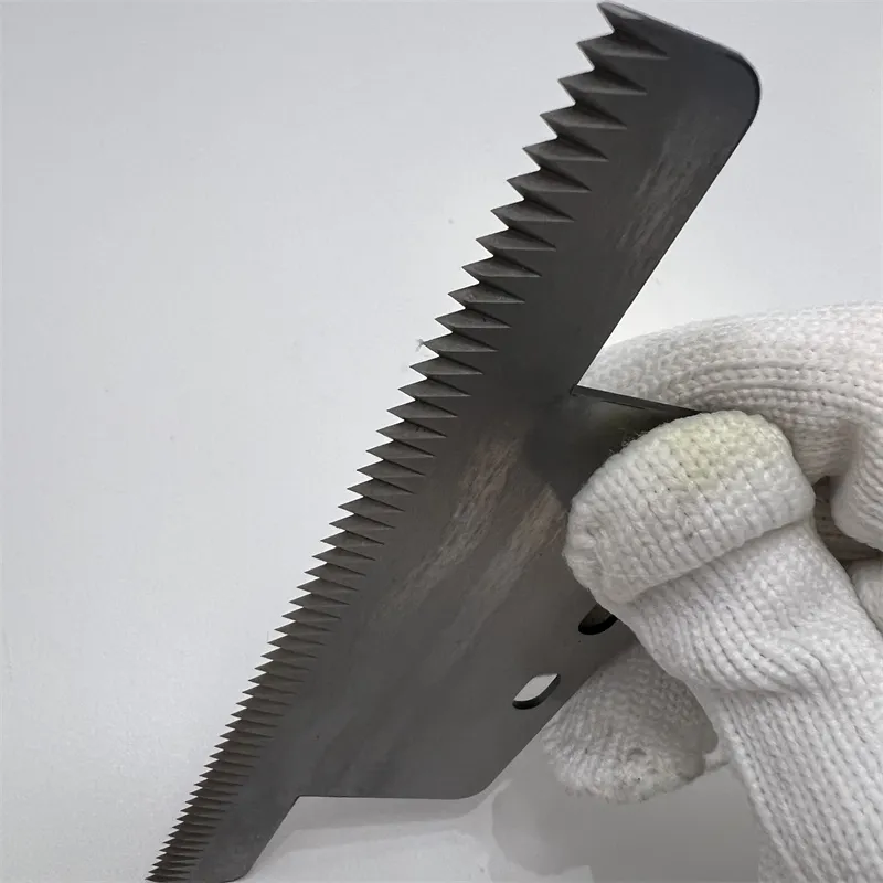 couteaux de coupe de papier en plastique lames de coupe de dents emballage lames dentées lames de scie 4