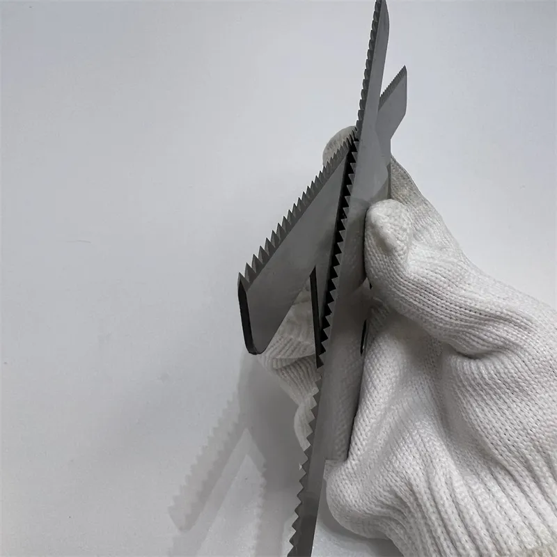 couteaux de coupe de papier en plastique lames de coupe de dents emballage lames dentées lames de scie 5