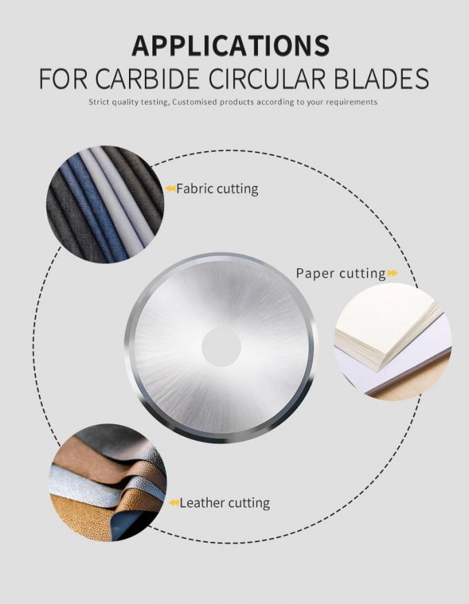 OEM / ODM couteau circulaire coupant du ruban adh&eacute;sif tube de papier coupe lame ronde 4